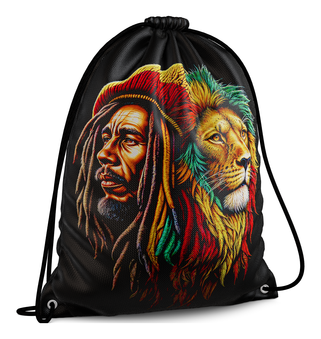 Drawstring Reggae Marley Lion